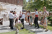 Bulgarian folkloristic dancers